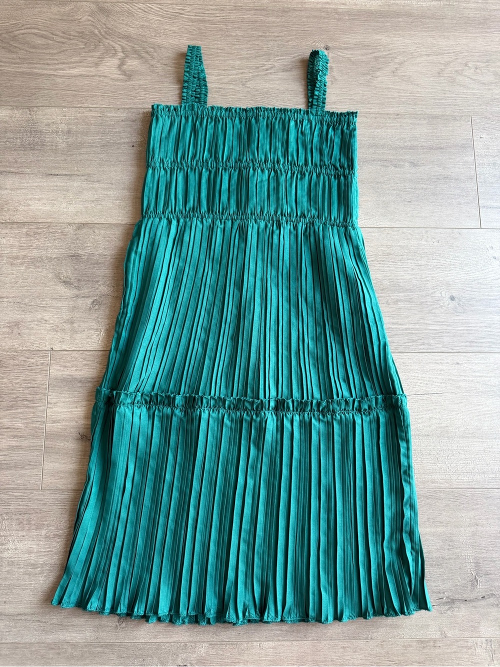 NWT Sea New York - Nomi Solid Sleeveless Dress - Green - size 14Y